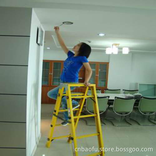 Fiberglass A-Shape Step Ladder for Electrical